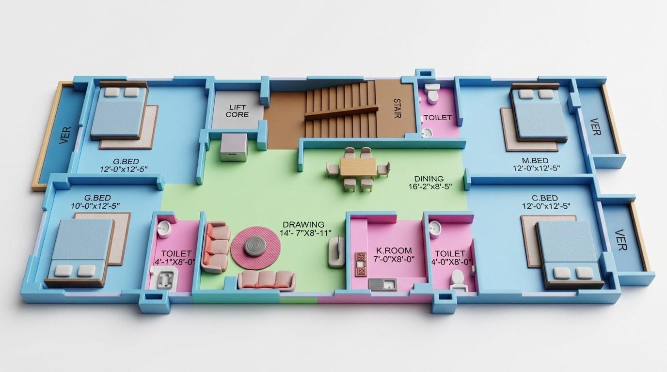 3D Floor Plan