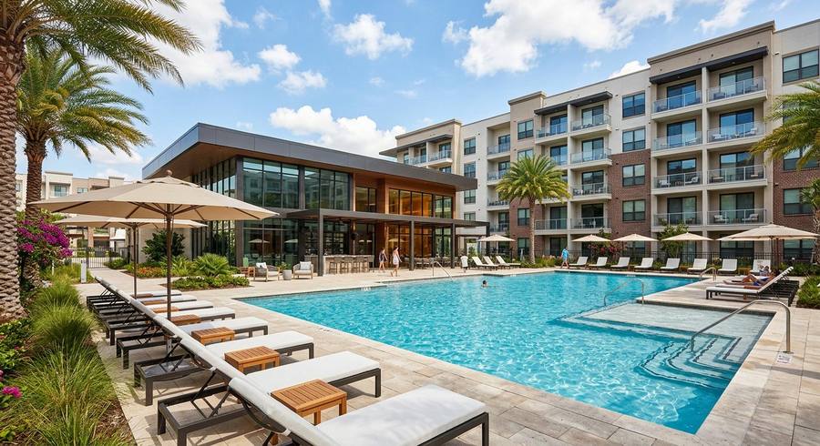 Pool and clubhouse